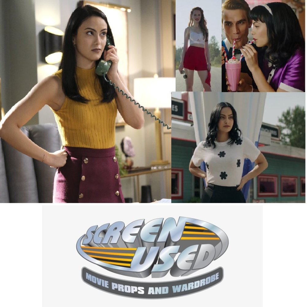 RIVERDALE PROP WARDROBE DROPPING SOON CAMILA MENDES MADELAINE PETSCH POPS GLASS